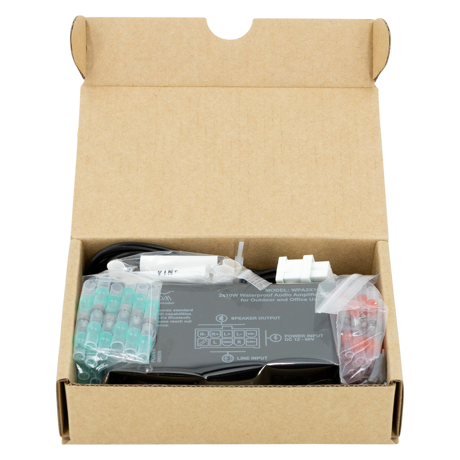 AA-AS32987 WPA2X10 2x10W Mini Waterbestendige Versterker voor Marine & Automotive