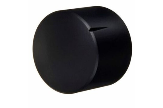 MWK-03-9005 30 mm Brass Knob Matt Black NA 6 mm Shaft