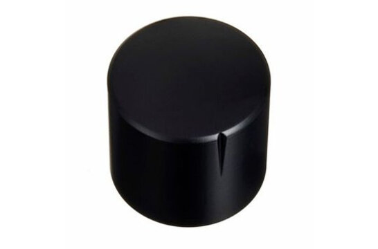 MWK-01-9005 25 mm Brass Knob Matt Black NA 6 mm Shaft
