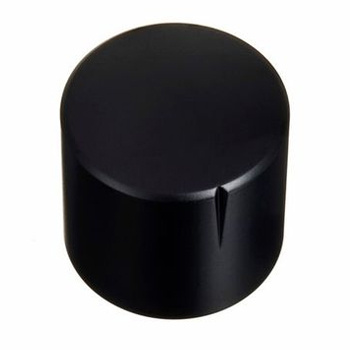 MWK-01-9005 25 mm Brass Knob Matt Black NA 6 mm Shaft