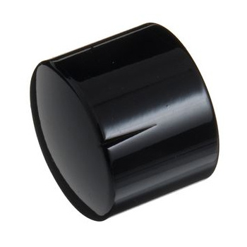 MWK-03-9004 30 mm Brass Knob Shiny Black NA 6 mm Shaft