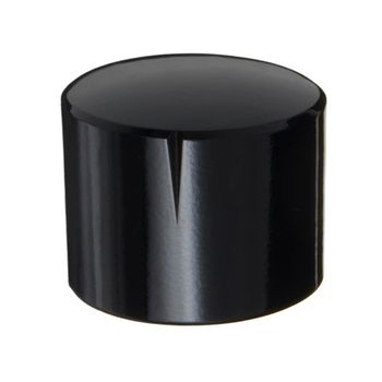MWK-03-9004 30 mm Brass Knob Shiny Black NA 6 mm Shaft