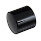 MWK-01-9004 25 mm Brass Knob Shiny Black NA 6 mm Shaft