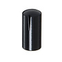 MWK-45-9004 12 mm Brass Knob Shiny Black 6 mm Shaft