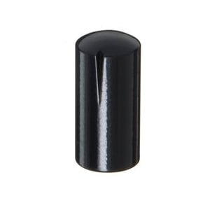MWK-45-9004 12 mm Brass Knob Shiny Black 6 mm Shaft
