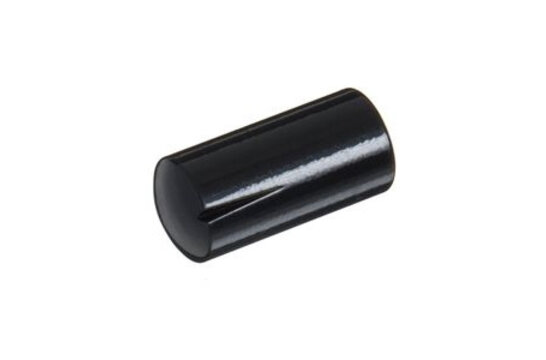 MWK-45-9004 12 mm Brass Knob Shiny Black 6 mm Shaft