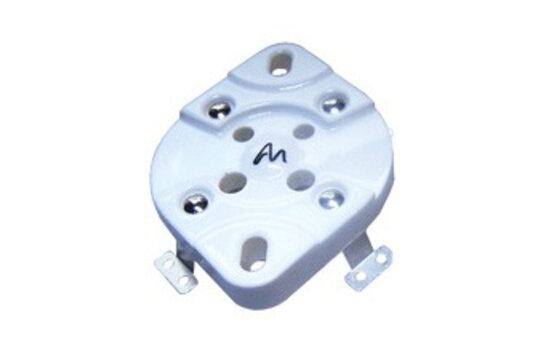 VBASE-171 UX4 4 polige Buisvoet Chassis Mount met Verzilverde Contacten