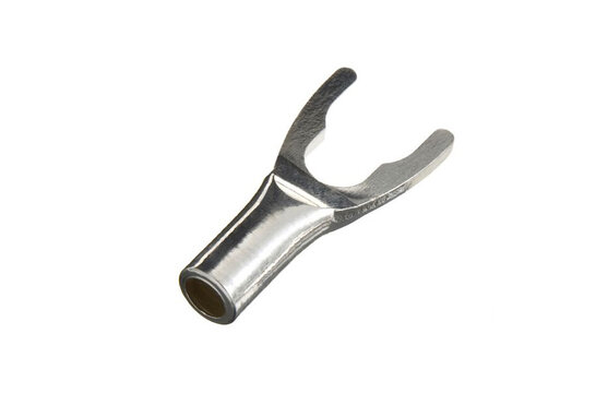 CON-065B AN-SS Silver Plated Y Shape Spade