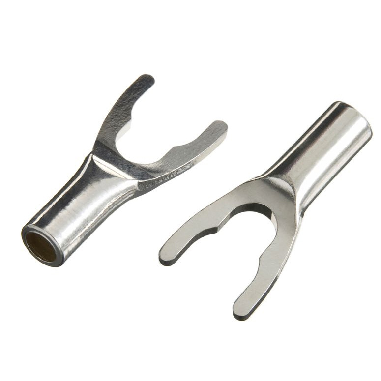 CON-065B AN-SS Silver Plated Y Shape Spade