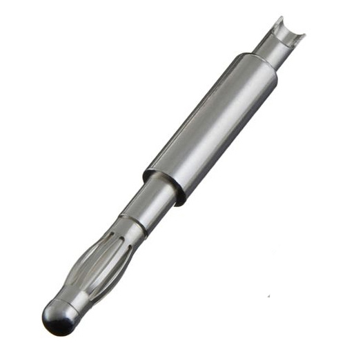 CON-060AG AN-BP Silver Plated Banana Plug 4mm