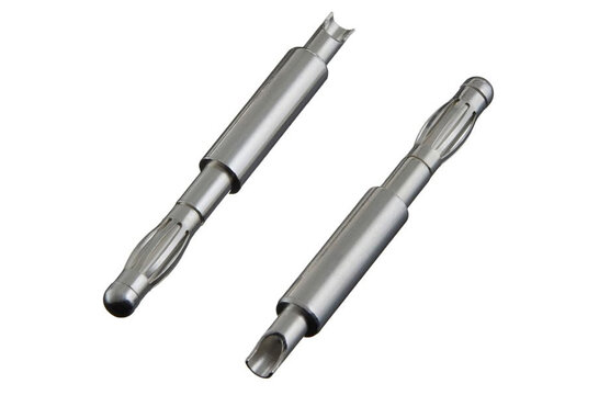 CON-060AG AN-BP Silver Plated Banana Plug 4mm