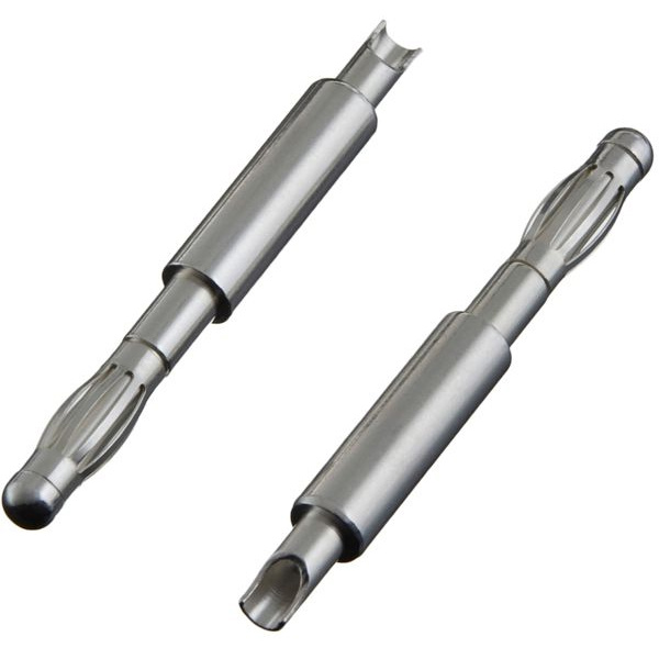CON-060AG AN-BP Silver Plated Banana Plug 4mm