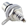 CON-036B AN-CS Silver Plated RCA Chassis Mount Black