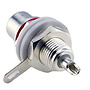 CON-034B AN-CS Silver Plated RCA Chassis Mount Red