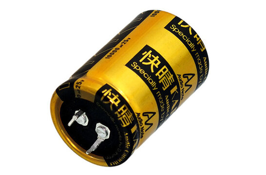 CAP-100-R-10000U-25V | 10000 µF | 20% | 25 V | Kaisei Electrolytic Condensator