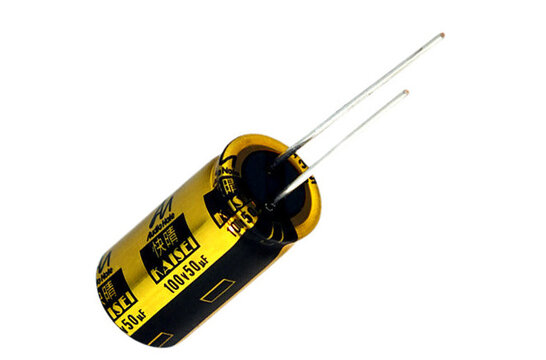 CAP-100-R-50U-100V | 50 µF | 20% | 100 V | Kaisei Electrolytic Capacitor