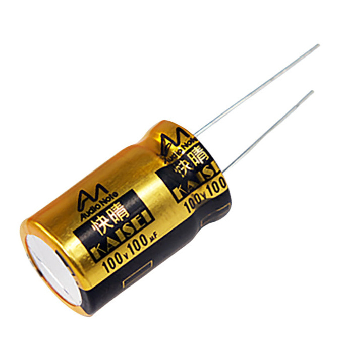 CAP-100-R-100U-100V | 100 µF | 20% | 100 V | Kaisei Electrolytic Capacitor