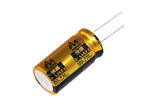 CAP-100-R-220U-100V | 220 µF | 20% | 100 V | Kaisei Electrolytic Capacitor