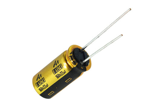 CAP-100-R-22U-160V | 22 µF | 20% | 160 V | Kaisei Electrolytic Capacitor