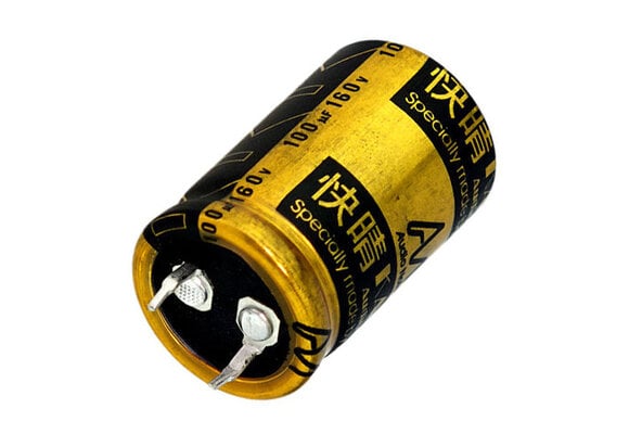 CAP-100-R-100U-160V | 100 µF | 20% | 160 V