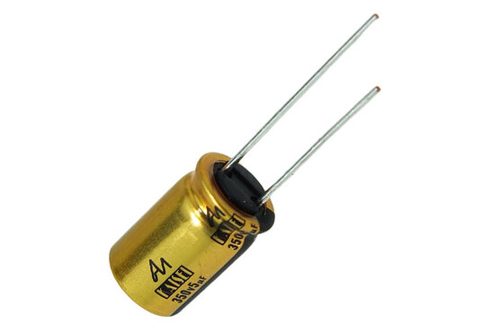 CAP-100-R-5U-350V | 5 µF | 20% | 350 V | Kaisei Electrolytic Condensator