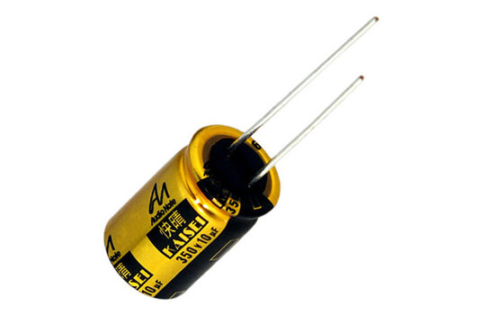CAP-100-R-10U-350V | 10 µF | 20% | 350 V | Kaisei Electrolytic Condensator