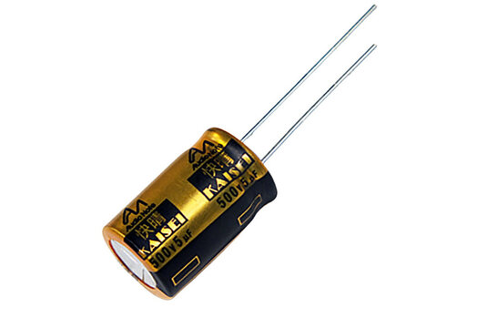 CAP-100-R-5U-500V | 5 µF | 20% | 500 V | Kaisei Electrolytic Capacitor