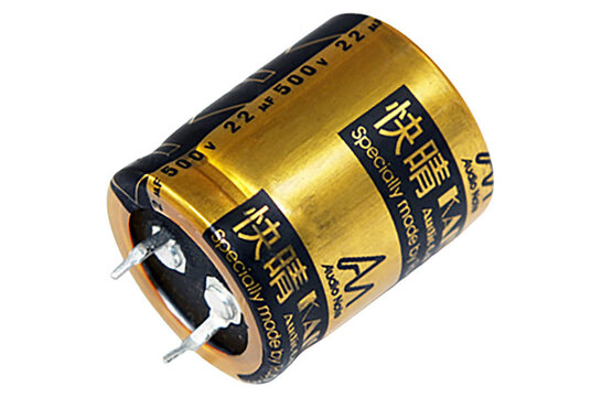 CAP-100-R-22U-500V | 22 µF | 20% | 500 V | Kaisei Electrolytic Condensator