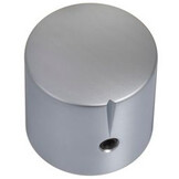 MWK-01-9002-A 25 mm Brass Knob Matt Chrome Alligned 6 mm Shaft