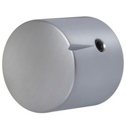 MWK-01-9002-A 25 mm Brass Knob Matt Chrome Alligned 6 mm Shaft