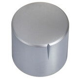 MWK-03-9002-B 30 mm Brass Knob Matt Chrome Not Alligned 6 mm Shaft