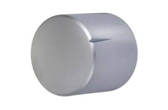 MWK-03-9002-B 30 mm Brass Knob Matt Chrome Not Alligned 6 mm Shaft