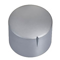 MWK-01-9002-B 25 mm Brass Knob Matt Chrome Not Alligned 6 mm Shaft