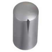 MWK-45-9003 12 mm Brass Knob Matt Chrome 6 mm Shaft