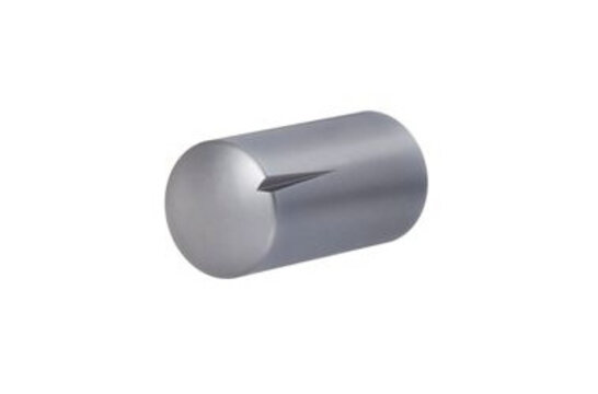 MWK-45-9003 12 mm Brass Knob Matt Chrome 6 mm Shaft