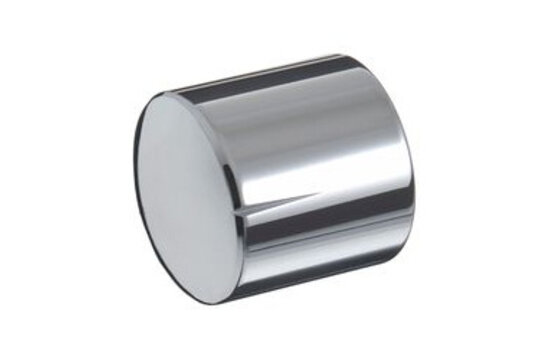 MWK-01-9001 25 mm Brass Knob Chrome Not Alligned 6 mm Shaft
