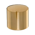 MWK-01-9000 25 mm Brass Knob Shiny Gold Not Alligned 6 mm Shaft