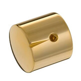 MWK-01-9000-A 25 mm Brass Knob Shiny Gold Alligned 25 6 mm Shaft