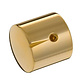 MWK-01-9000-A 25 mm Brass Knob Shiny Gold Alligned 25 6 mm Shaft