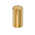 MWK-45-9000 12 mm Brass Knob Shiny Gold 12 mm Shaft 6 mm Shaft