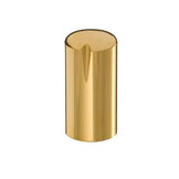 MWK-45-9000 12 mm Brass Knob Shiny Gold 12 mm Shaft 6 mm Shaft
