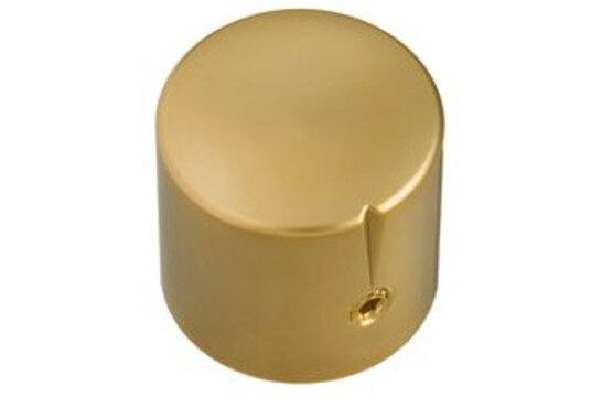 MWK-01-9003-A 25 mm Brass Knob Matt Gold Alligned 6 mm Shaft
