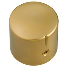 MWK-01-9003-A 25 mm Brass Knob Matt Gold Alligned 6 mm Shaft