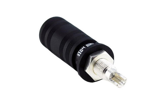 CON-028A AN-SPKR Silver Plated Binding Post Black