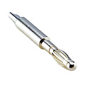 CON-060LAG AN-BP Silver Plated Big Banana Plug 4mm
