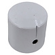 MWK-01-9006-A 25 mm Brass Knob Shiny White Alligned 6 mm Shaft