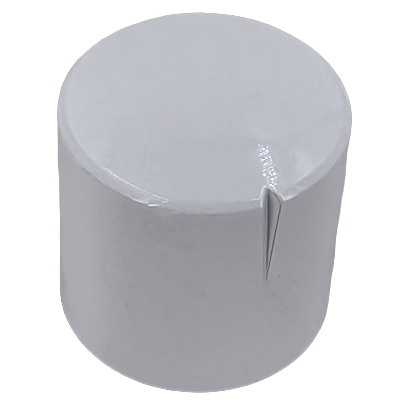 MWK-01-9006 25 mm Brass Knob Shiny White NA 6 mm Shaft