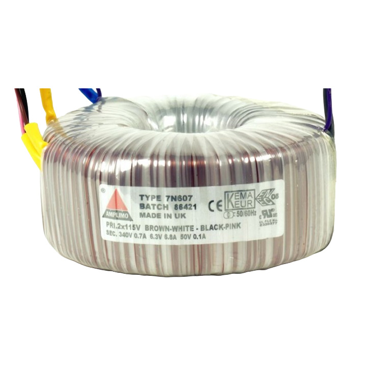 7N607 Power Transformer Tube Amplifier 286 VA  | Secundair 340V / 50V / 6,3V
