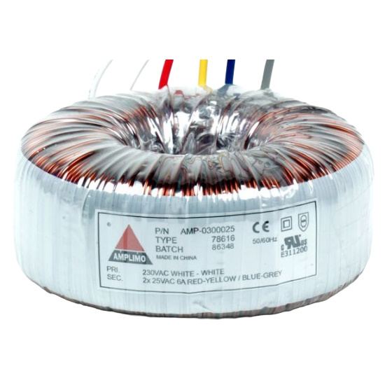 78616 300 VA | 2 x 25 V Ringkerntrafo