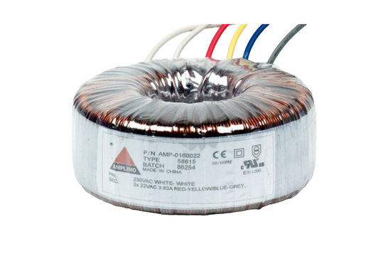 58615 160 VA | 2 x 22 V Ringkerntrafo